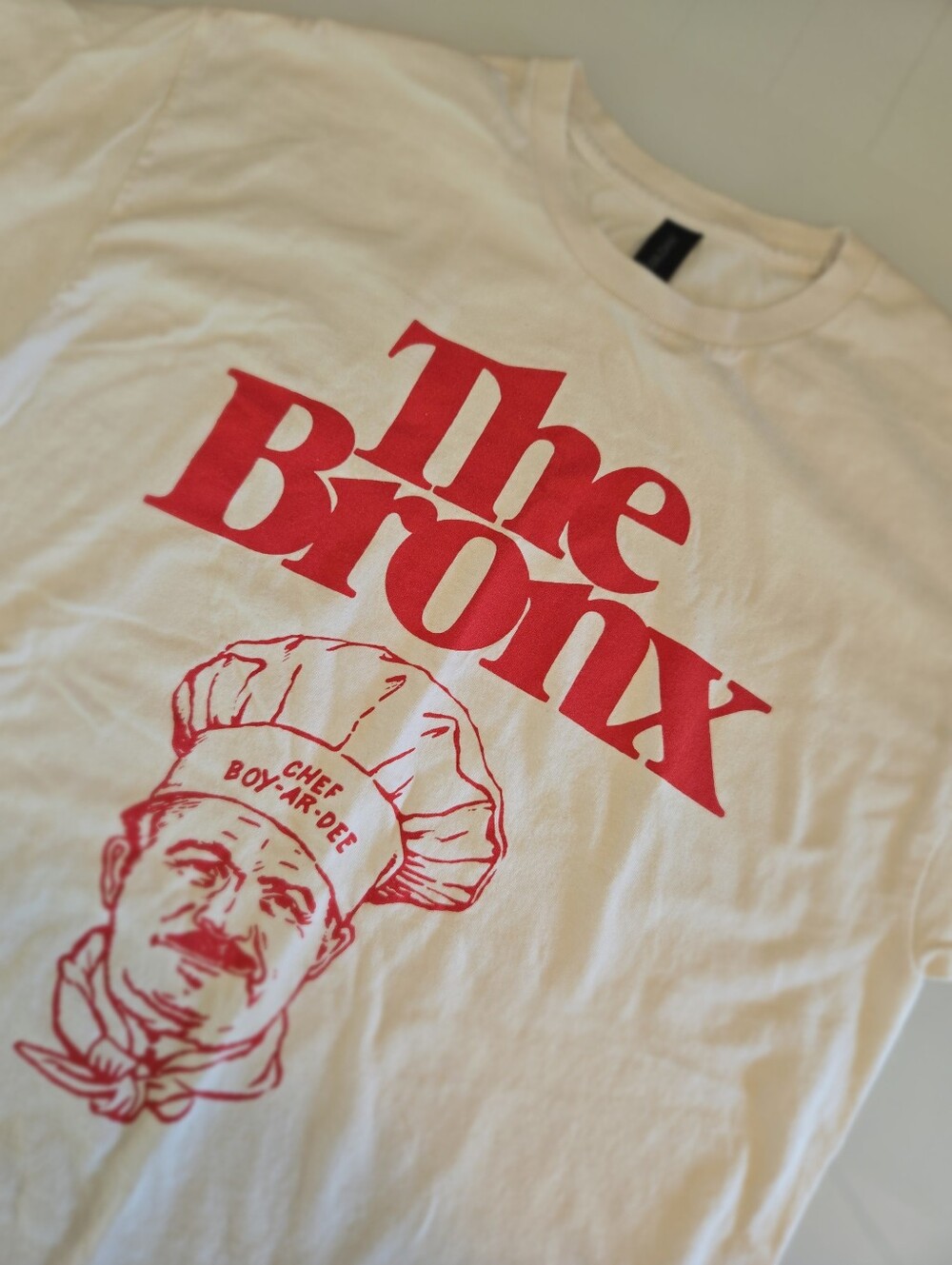The Bronx Chef Boy-Ar-Dee Graphic T-Shirt Gildan Heavy Cotton Large
